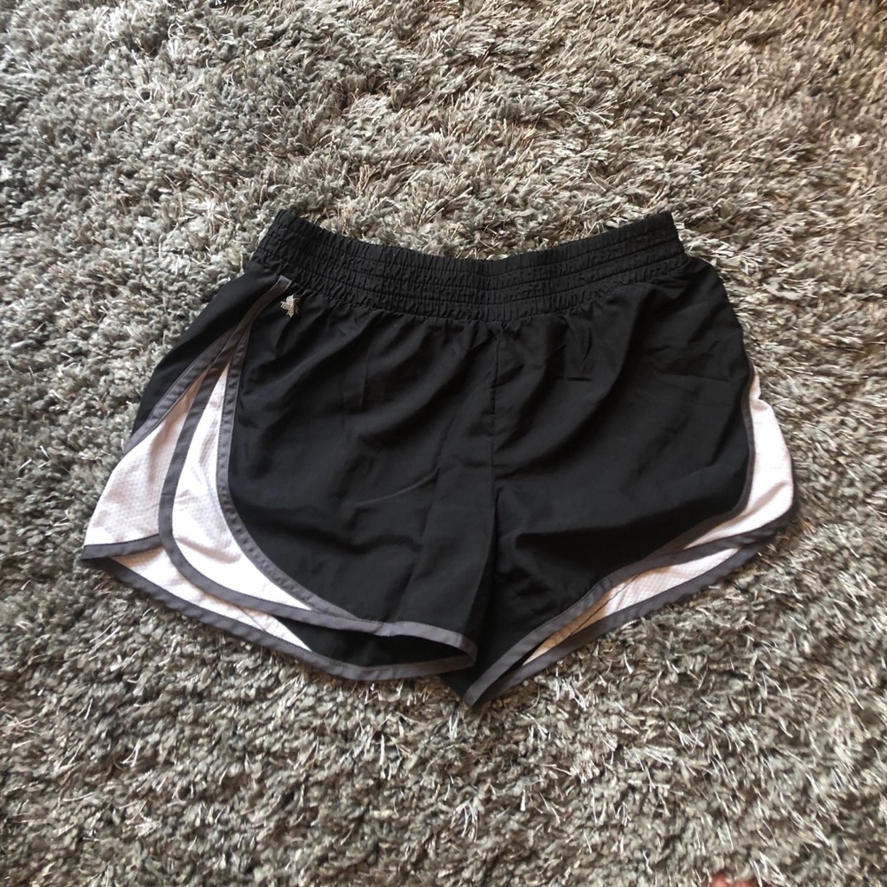 Black athletic shorts